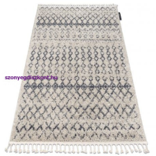  Szőnyeg BERBER AGADIR G0522 krém / szürke Rojt shaggy 80x150 cm lakástextília