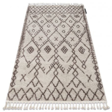  Szőnyeg BERBER TANGER B5940 bézs / barna Rojt shaggy 160x220 cm lakástextília