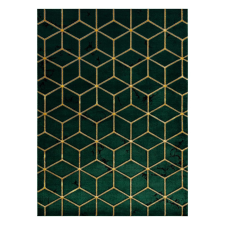  Szőnyeg ESTEMA CUBES szín üvegzöld 80x150 Hakano lakástextília