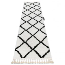  Szőnyeg, futószőnyeg BERBER CROSS fehér -60x200 cm lakástextília