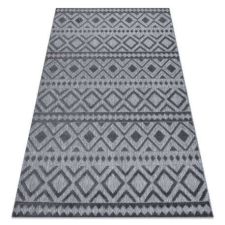  Szőnyeg SOLE D3852 Boho gyémánt lapos szövött szürke 120x170 cm lakástextília