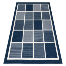 Szőnyeg SPRING 20426994 négyzetek, szizál, hurkolt - kék 200x290 cm lakástextília