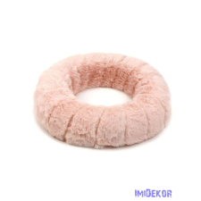  Szőrmés alap 20 cm - Világos Barack dekorációs kellék