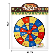 Szoti Célba dobós - tapadós darts játékszett zacskóban - 90486 kerti játék