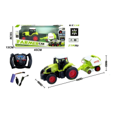 Szoti RC traktor dobozban - utánfutós - 90092 autópálya és játékautó