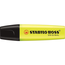 Szövegkiemelő, 2-5 mm, STABILO "BOSS original", sárga filctoll, marker