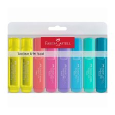 Szövegkiemelő FABER-CASTELL 1546 Pastel 1-5mm 8db-os készlet filctoll, marker