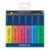  Szövegkiemelő készlet, 1-5 mm, STAEDTLER "Textsurfer Classic 364", 6 különböző szín