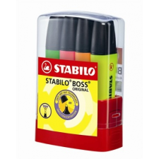  Szövegkiemelő készlet, 2-5 mm, STABILO "Boss Parade", 4 különböző szín filctoll, marker