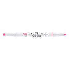 Szövegkiemelő kétvégű ZEBRA Mildliner fluorescent 1,4-4,0 mm rózsaszín filctoll, marker