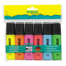 Szövegkiemelő Stanger 6 db-os klt. filctoll, marker