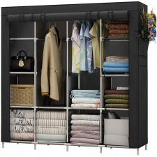 SZÖVET SZEKRÉNY TEXTIL ÖSSZECSUKHATÓ SZEKRÉNY XXL RACK bútor