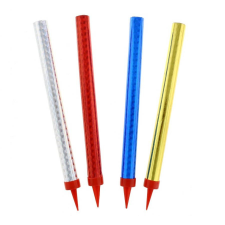 Születésnap Színes torta tűzijáték 18 cm 4 db-os party kellék