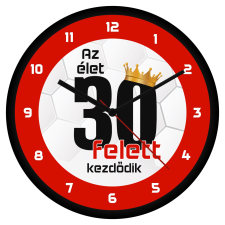  Születésnapi falióra - 30 felett falióra