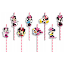 SZÜLETÉSNAPI FÜGGŐK JELLEMZŐVEL - MINNIE MINI MOUSE SZÜLETÉSNAPI MESÉK - 8 db. party kellék