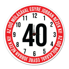 Szülinapi Falióra - Az idő múlásával 40 OST004 falióra