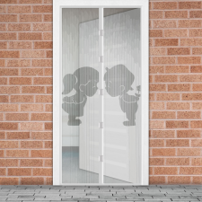  Szúnyogháló függöny ajtóra - mágneses - 100 x 210 cm - Fiú + Lány szúnyogháló