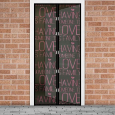  Szúnyogháló függöny ajtóra -mágneses- 100 x 210 cm - &quot;Love&quot; szúnyogháló