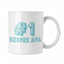 Szuper Apa #1 - Fehér Bögre bögrék, csészék