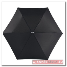 Szuper lapos mini esernyő, fekete esernyő