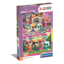 SzuperCicák SzuperCicák Power 2x20 db-os puzzle Clementoni puzzle, kirakós