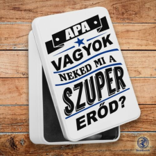 Szupicuccok Apa vagyok neked mi a szuper erőd? szendvicsdoboz (tároló doboz) ajándéktárgy