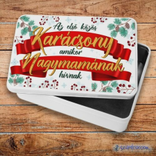 Szupicuccok Az első közös karácsony nagymamaként fém szendvicsdoboz (tároló doboz) uzsonnás doboz