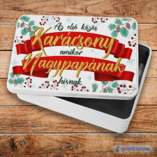 Szupicuccok Az első közös karácsony nagypapaként fém szendvicsdoboz (tároló doboz) uzsonnás doboz