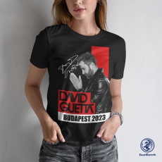 Szupicuccok David Guetta - Budapest női póló Szín: Fekete, Méret: S, Fazon: Standard