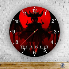 Szupicuccok Diablo IV. Lilith siluette üveg falióra ajándéktárgy