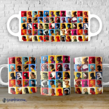 Szupicuccok Marvel classic karakterek bögre bögrék, csészék