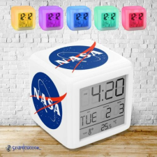Szupicuccok Nasa logó színváltós világító ébresztő óra ébresztőóra