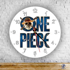 Szupicuccok One Piece Logo üveg falióra falióra