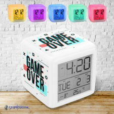 Szupicuccok Ps ikons Game over világító ébresztő óra ébresztőóra