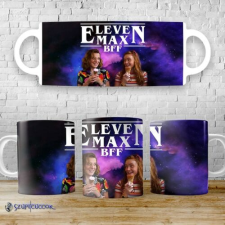 Szupicuccok Stranger Things - Eleven és Max BFF bögre bögrék, csészék