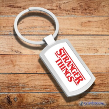 Szupicuccok Stranger Things logo fém kulcstartó kulcstartó