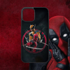 Szupitokok Deadpool és Rozsomák kerek logó - iPhone tok