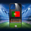 Szupitokok Foci EB - Hajrá Portugália - iPhone tok