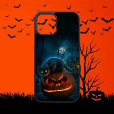 Szupitokok Halloween - Fekete Macska - iPhone tok tok és táska