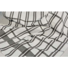  Szürke  csíkos  konyharuha 45x64cm lakástextília