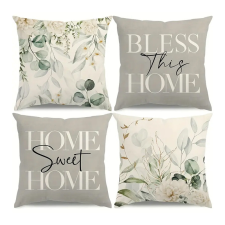  Szürke Díszpárnahuzatok, 4db, 45cm*45cm 601099860957239 lakástextília