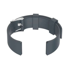 Szürke gumi óraszíj 20mm ezüst csat gyorskioldóval óraszíj