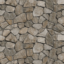  Szürke kerek kőfal tapéta, 300 x 200 cm tapéta, díszléc és más dekoráció