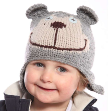  Szürke, macis baby sapka babasapka, sál