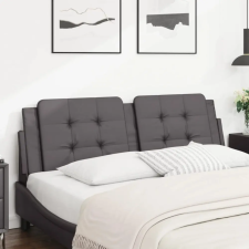  szürke műbőr fejtámla párna 160 cm lakástextília