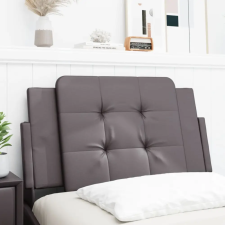  szürke műbőr fejtámla párna 80 cm lakástextília