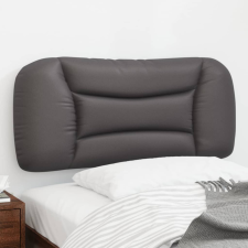  Szürke műbőr fejtámla párna 90 cm ágy és ágykellék