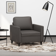 Szürke műbőr kanapészék 60 cm bútor