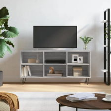  Szürke sonoma színű szerelt fa TV-szekrény 103,5x30x50 cm bútor