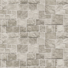  Szürke téglalap alakú kőfal tapéta, 300 x 200 cm tapéta, díszléc és más dekoráció